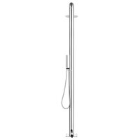 Buitendouche met grijze basis 230 cm roestvrij staal 6