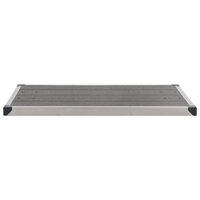Buitendouche met grijze basis 225 cm roestvrij staal 12