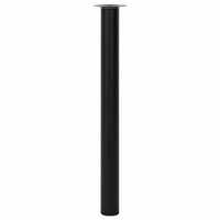 Tafelpoten telescopisch 710-1100 mm zwart 2 st 2