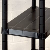Opbergrek 4-laags 183x30,5x130 cm kunststof zwart 5