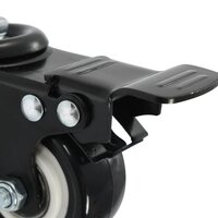 Zwenkwielen met remmen 4 st 50 mm 8