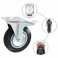 Wielen 4 st 200 mm 2