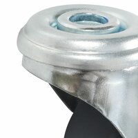 8 st Zwenkwielen met boutgaten 50 mm 8