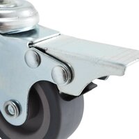 12 st Zwenkwielen met boutgaten 50 mm 9