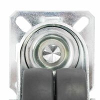 8 st Zwenkwielen dubbel 50 mm 8