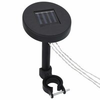 Prieel met LED-lichtslinger 3x3 m taupe 7