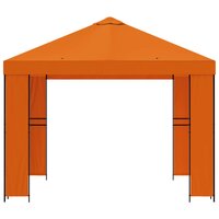 Prieel 3 x 3 m Oranje Polyester en staal 190 gsm 4