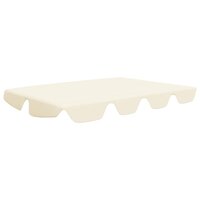 Vervangingsluifel voor schommelbank 150/130x105/70cm cr&egrave;mekleur 2