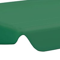 Vervangingsluifel voor schommelbank 150/130x105/70 cm groen 5