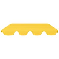 Vervangingsluifel voor schommelbank 150/130x105/70 cm geel 3