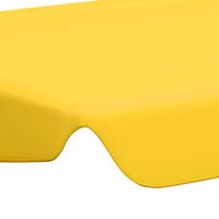 Vervangingsluifel voor schommelbank 150/130x105/70 cm geel 5