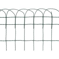 Borderafscheiding 10x0,4 m gepoedercoat ijzer 6