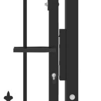 Hekpoort EMMEN met stalen pinnen 104x97 cm zwart 4