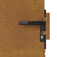 Poort 85x75 cm cortenstaal 10