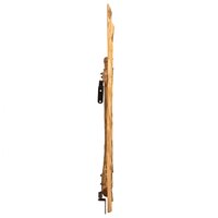 Gebogen hekdeur 100 x 120 cm Ge&iuml;mpregneerd Hazelhout Bruin 4