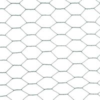 Kippengaas 25x1,2 m staal met PVC coating groen 4