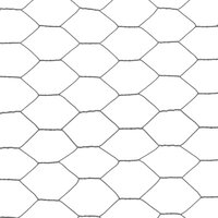 Kippengaas 25x1 m staal met PVC coating grijs 4