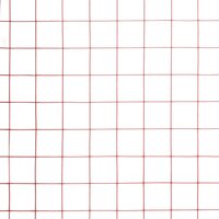 Kippengaas 10x0,5 m staal met PVC coating rood 4