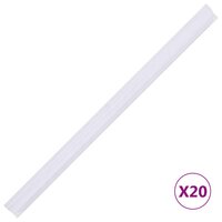 Tuinscherm 35x0,19 m PVC bruin 8