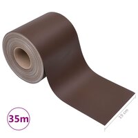 Tuinscherm 35x0,19 m PVC bruin 10