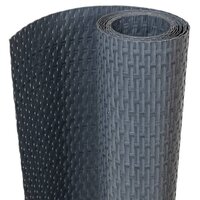 Balkonscherm 300x90 cm poly rattan antracietkleurig 2