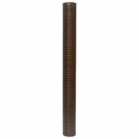 Balkonscherm 300x80 cm poly rattan bruin en zwart 4