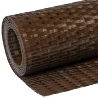 Balkonscherm 300x80 cm poly rattan bruin en zwart 7