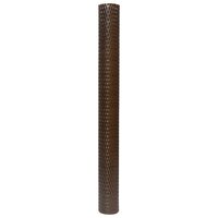 Balkonscherm 300x90 cm poly rattan bruin en zwart 4