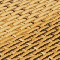 Balkonscherm 300x90 cm poly rattan lichtbruin 6