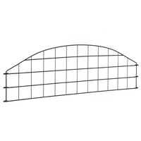 Schuttingset gebogen 77,3x26 cm groen 3