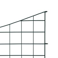 Schuttingset hol gebogen 77,5x64 cm groen 4