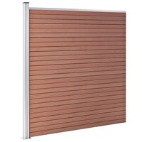 Schutting 1737x186 cm HKC bruin 7