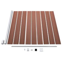 Schutting 1737x186 cm HKC bruin 9