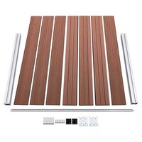 Schuttingpanelenset 353x146 cm HKC bruin   5