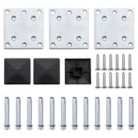 Schuttingpanelenset 353x146 cm HKC bruin   10