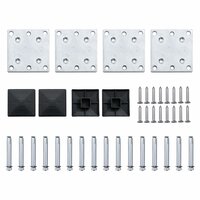 Schuttingpanelenset 526x146 cm HKC bruin   10
