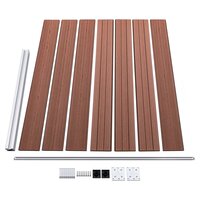 Schuttingpanelenset 872x146 cm HKC bruin   6