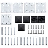 Schuttingpanelenset 699x146 cm HKC grijs   10