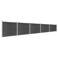 Schuttingpanelenset 872x146 cm HKC grijs   2