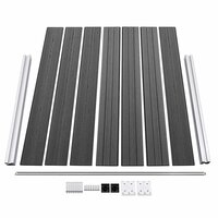 Schuttingpanelenset 353x146 cm HKC zwart   6