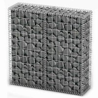 Schanskorf met deksels 100x100x30 cm gegalvaniseerd draad  2