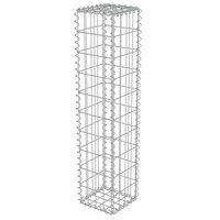 Schanskorfmuur met deksels 20x20x100 cm gegalvaniseerd staal  2
