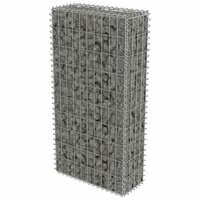Schanskorfmuur met deksels 50x20x100 cm gegalvaniseerd staal  2