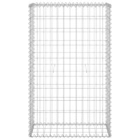 Schanskorfmuur met deksels 60x30x100 cm gegalvaniseerd staal 4