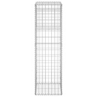 Schanskorfpalen 2 st 40x40x140 cm ijzer 5