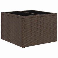 Bankstel met kussen 5 pcs Bruin poly rattan 6