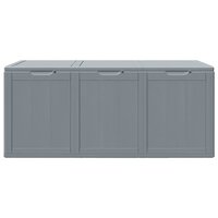 Tuinbox 270 L PP houtlook grijs 3