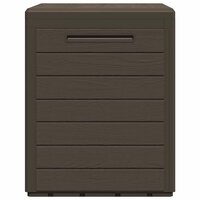 Tuinbox 58,5x46x55 cm polypropeen bruin 7