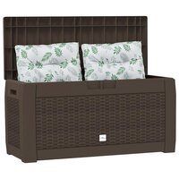 Tuinbox 119x48x60 cm polypropeen bruin 3