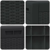Tuinbox 119x48x60 cm polypropeen antracietkleurig 7